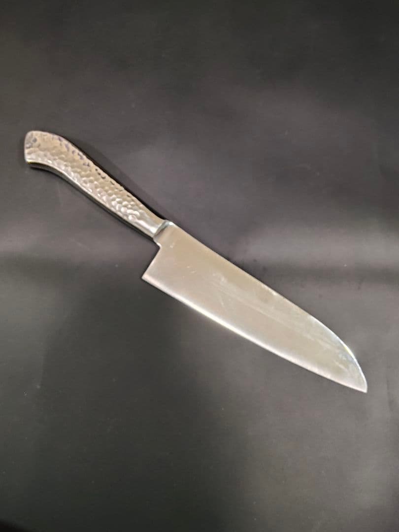 日本橋 木屋 エーデルワイス鋼EV オールステンレス 三徳包丁 No.25 研済