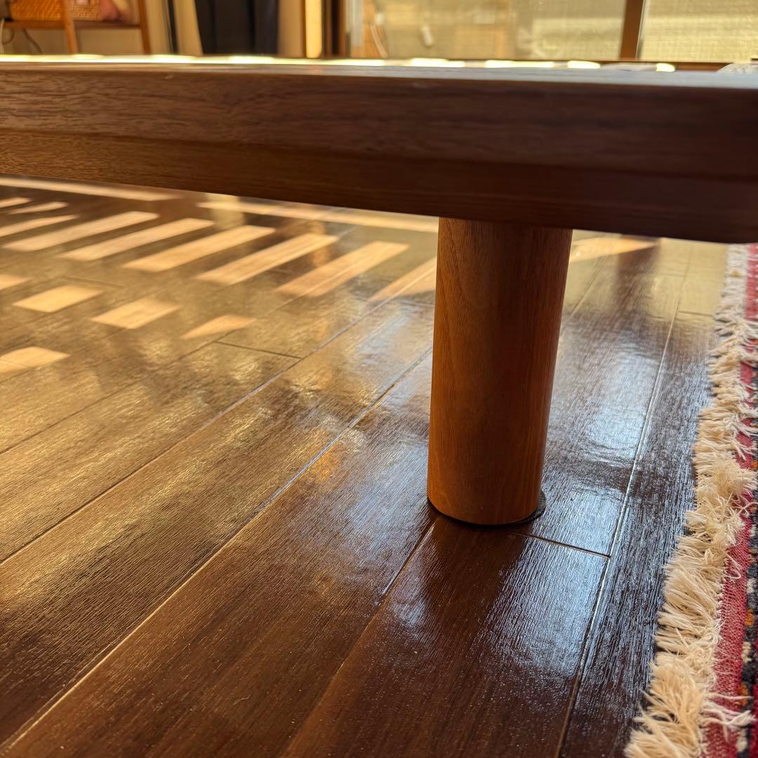 ※1/21までの出品　セミダブル ベッドフレーム ウォールナット　無印良品