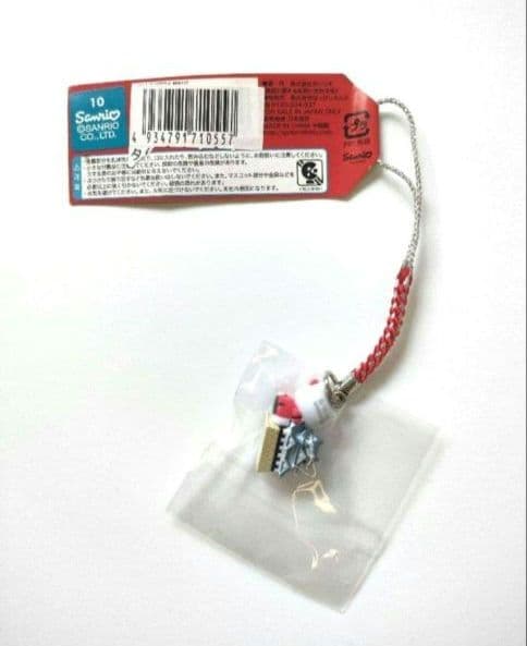 滋賀限定 彦根城 ご当地キティ 根付け ストラップ ハローキティ 2008年