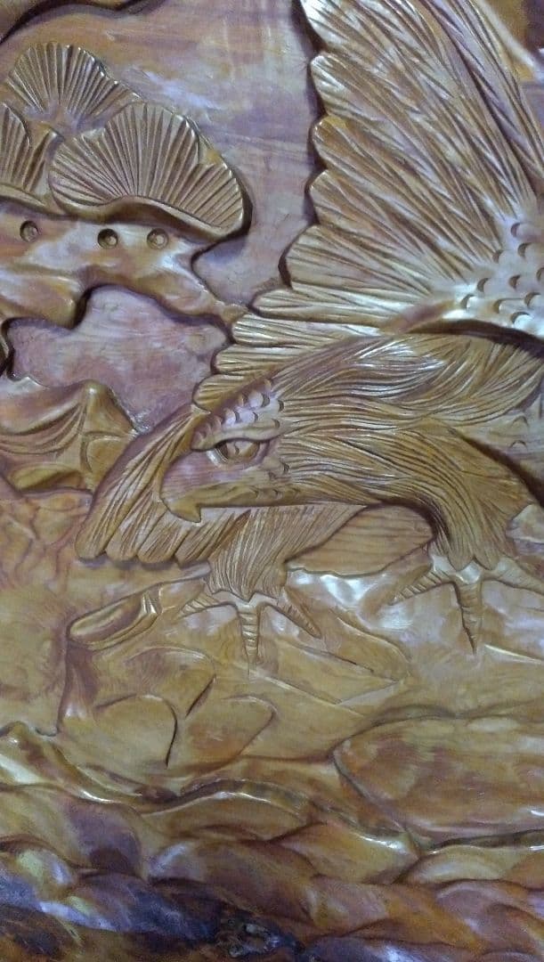 【新たに値下げ】大変貴重な1枚板の木製衝立