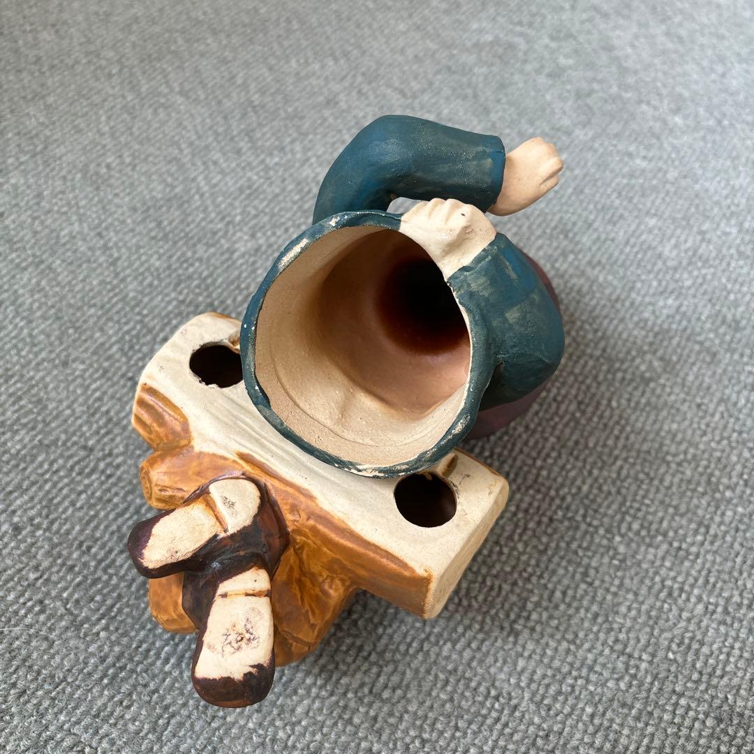 Yoshifumi Iwamotoです！ 陶器煙出し人形　パイプおじいさん