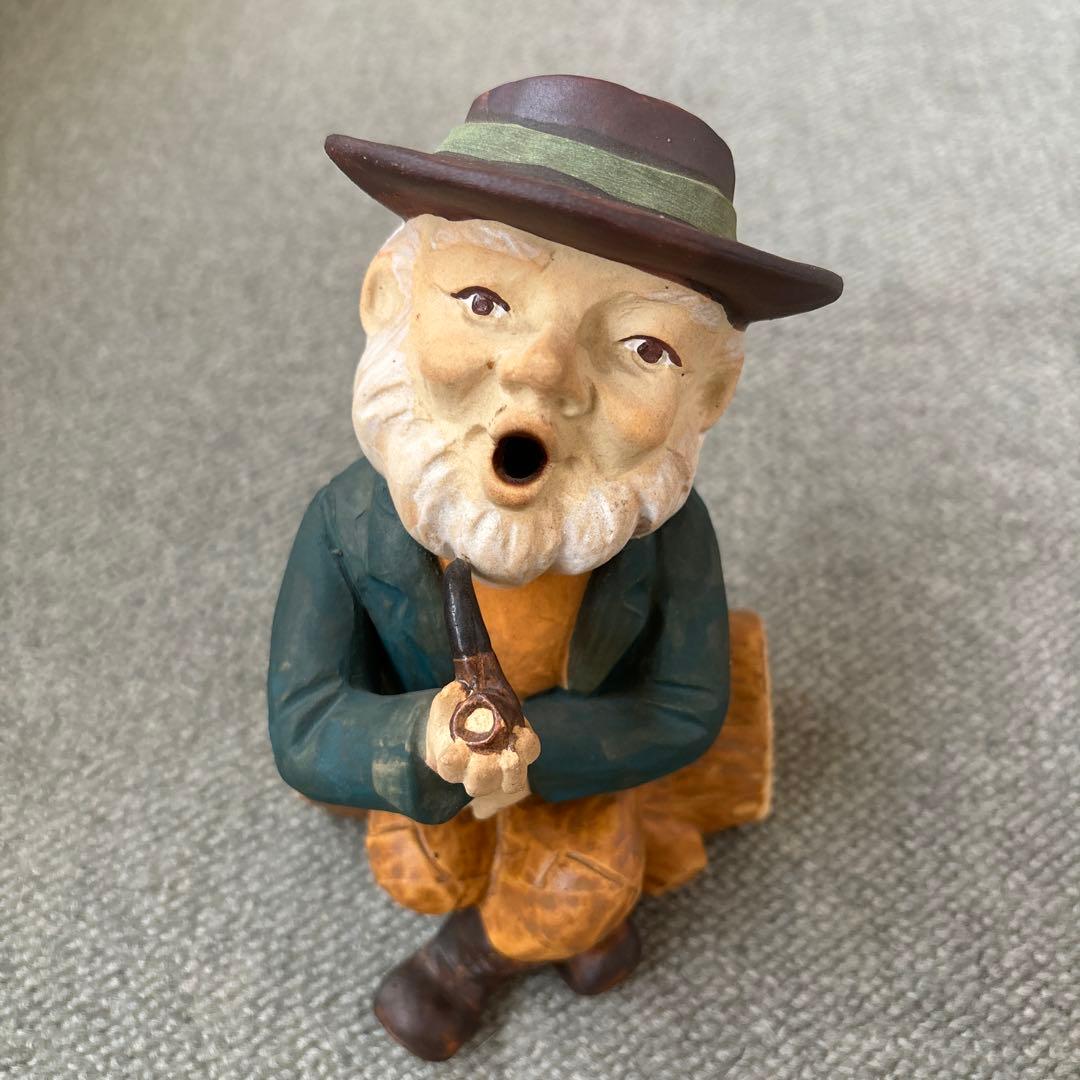 Yoshifumi Iwamotoです！ 陶器煙出し人形　パイプおじいさん