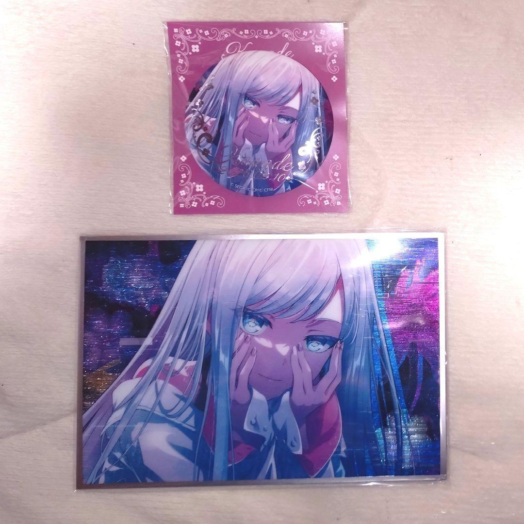 □プロセカ 宵崎奏 はぴこれ アクリル色紙C＋箔押し缶バッジC - メルカリ