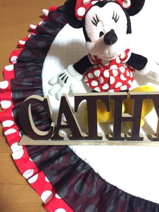 【値下げ中】ミニーちゃん風マット❤️オーダー受付中