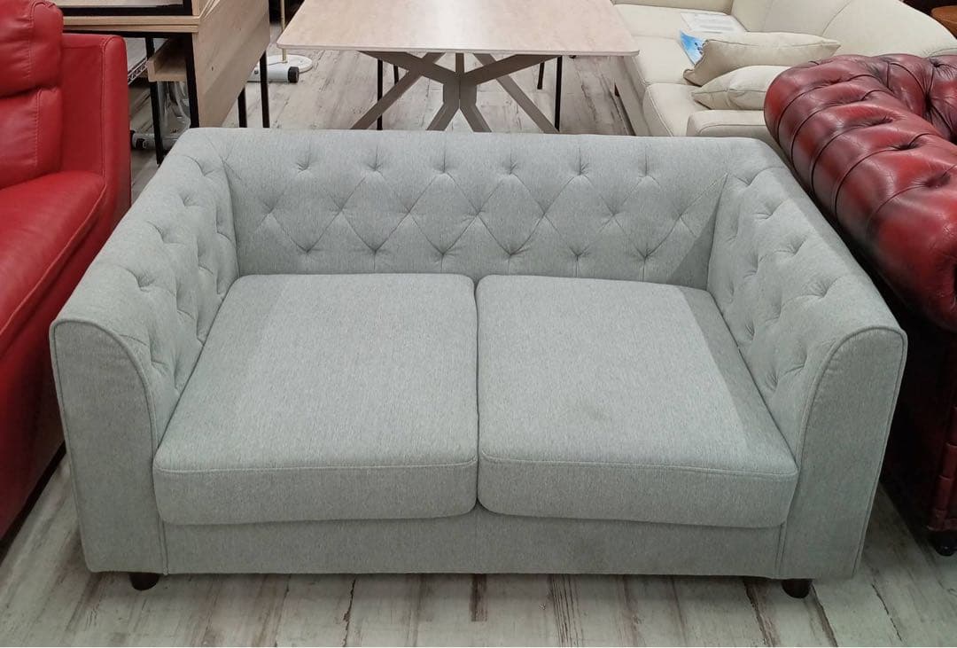 展示品❗2人掛けソファ　ファブリック　アンティーク風　北九州福岡市限定