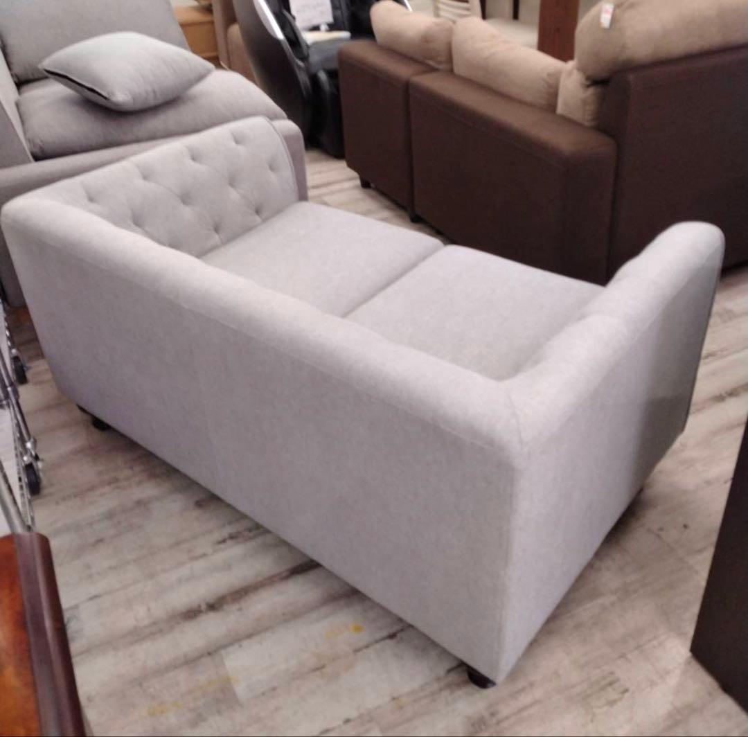 展示品❗2人掛けソファ　ファブリック　アンティーク風　北九州福岡市限定