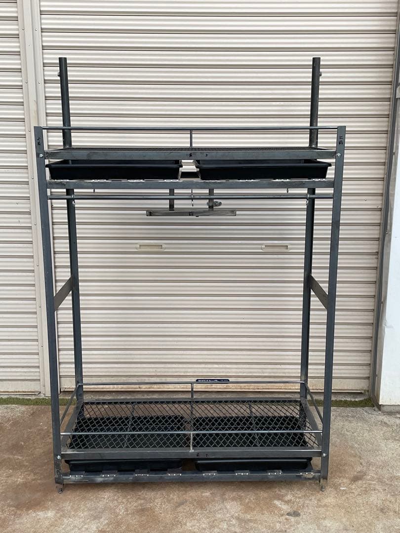 受注生産開始　オプション多数　アイアン植物棚　ダクトレール付き！　tig溶接製作