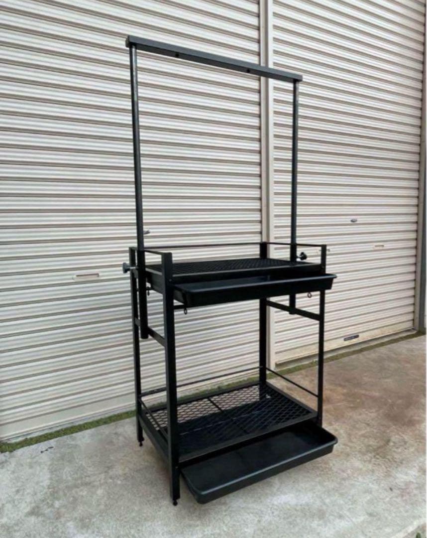 受注生産開始　オプション多数　アイアン植物棚　ダクトレール付き！　tig溶接製作