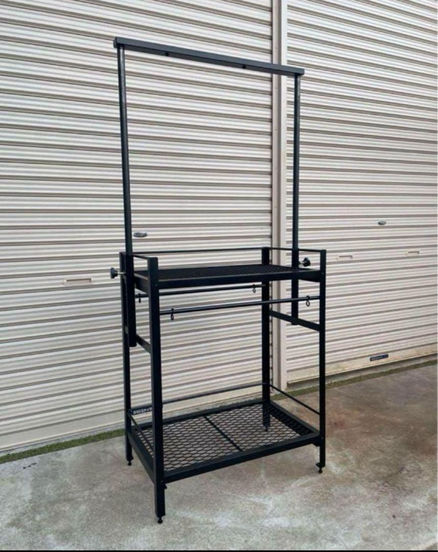 受注生産開始　オプション多数　アイアン植物棚　ダクトレール付き！　tig溶接製作