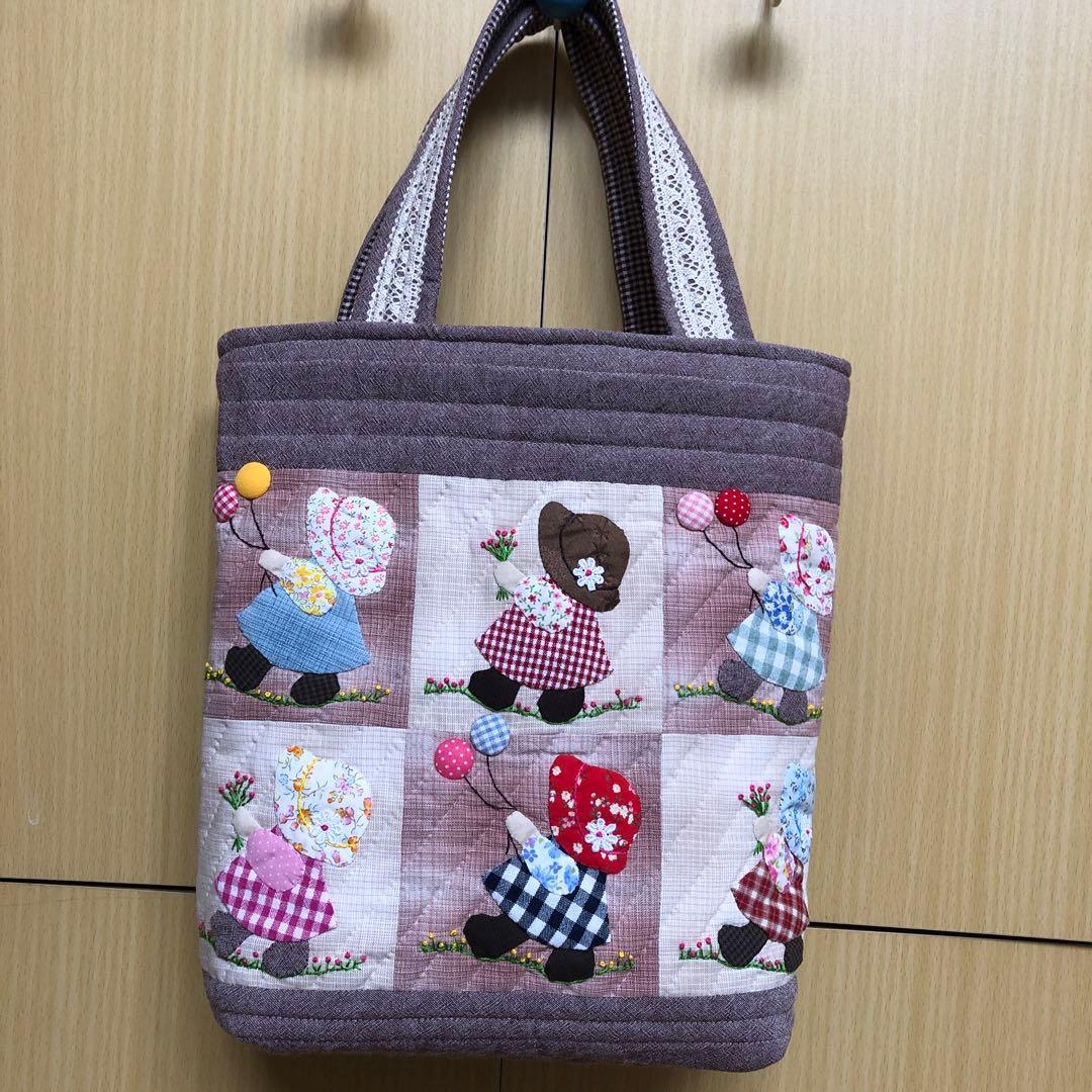 ハンドメイドパッチワークバッグ スーちゃん - メルカリ
