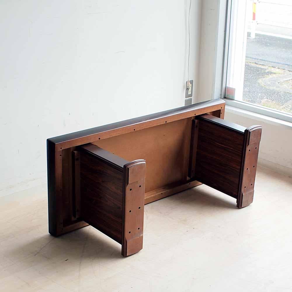 70's ジャパンヴィンテージ センターテーブル 大理石調天板 ZR24408