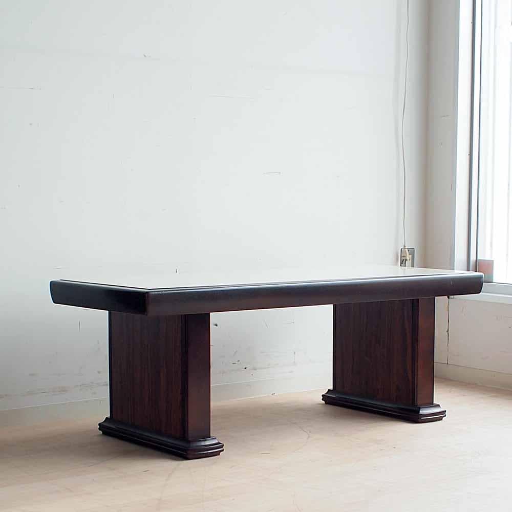 70's ジャパンヴィンテージ センターテーブル 大理石調天板 ZR24408