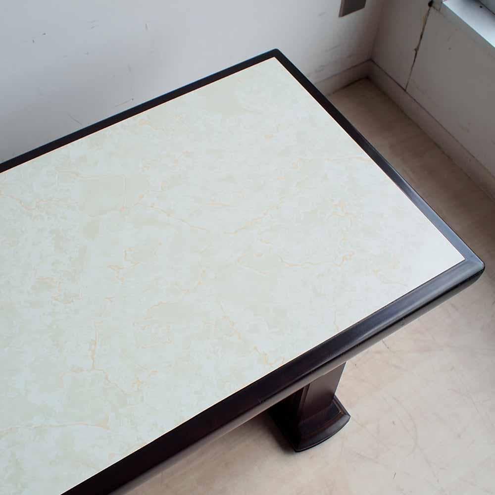 70's ジャパンヴィンテージ センターテーブル 大理石調天板 ZR24408