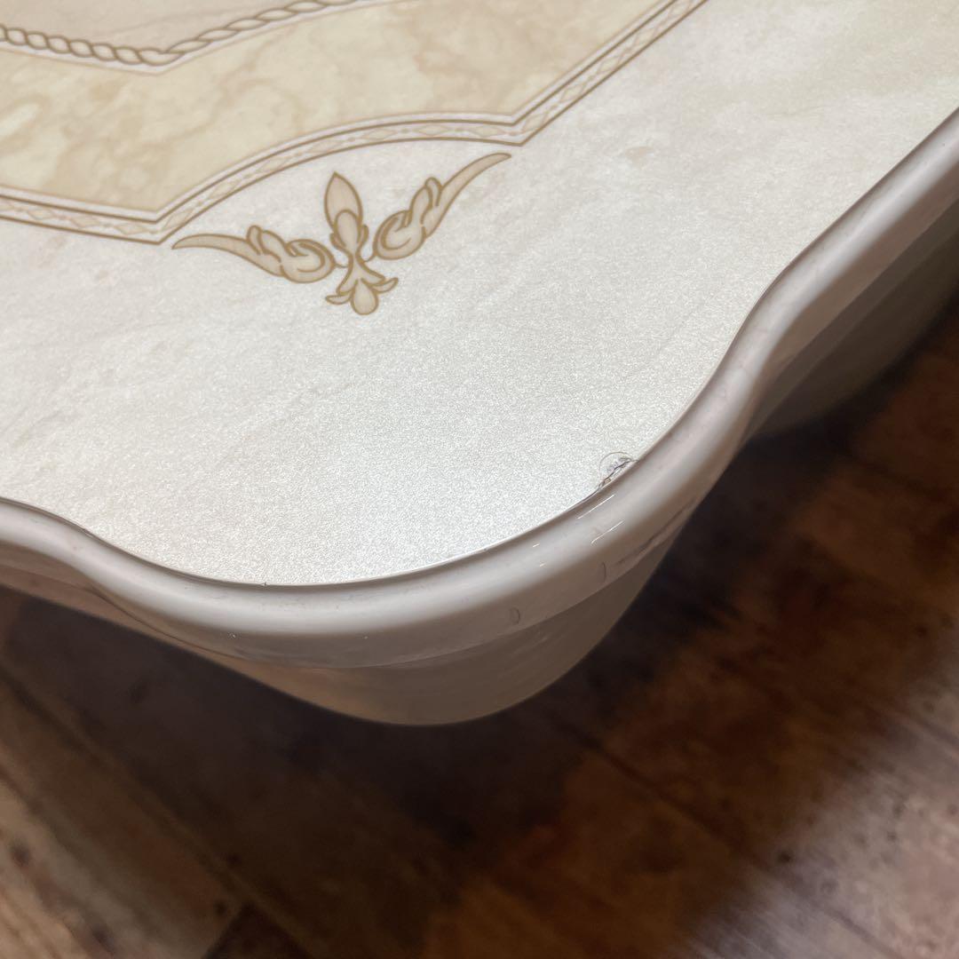 サルタレッリ　フローレンスシリーズ　アイボリー　ダイニングテーブル　115cm