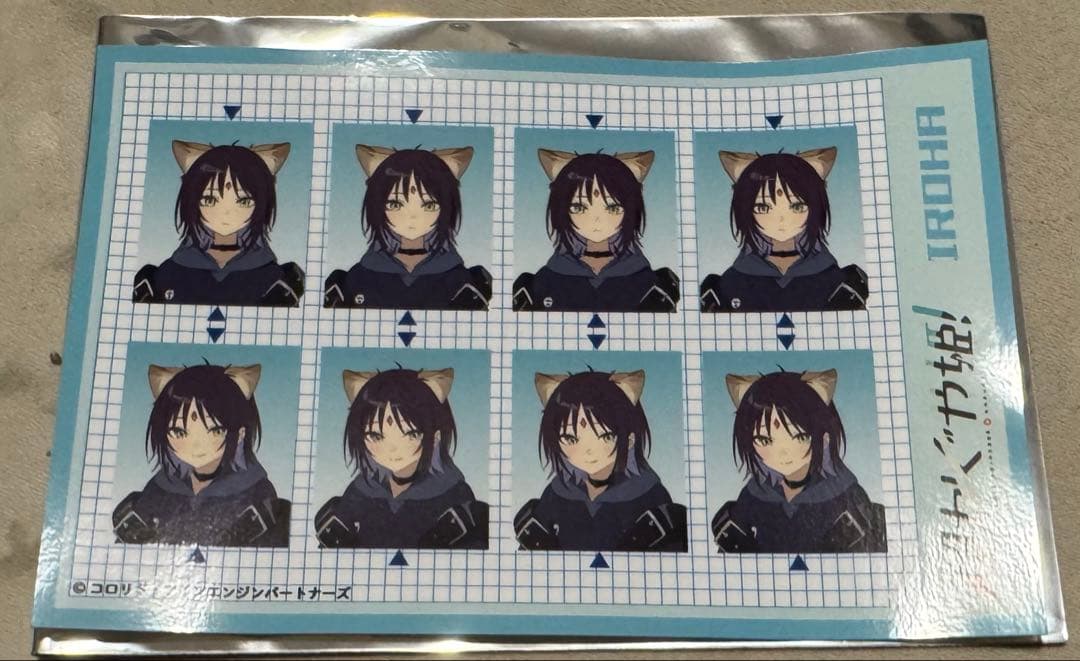 超かぐや姫！ 証明写真風ステッカー いろは いろP 彩葉 - メルカリ