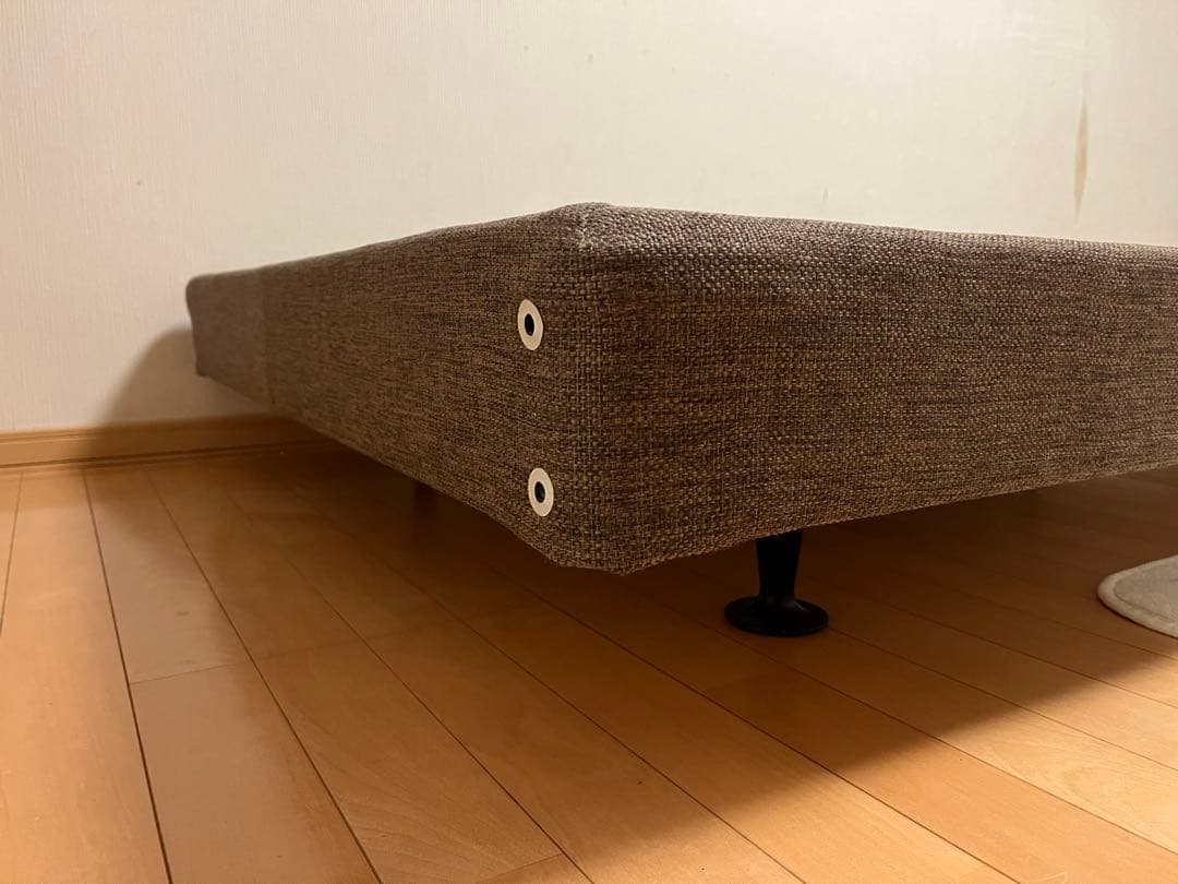 16日迄❗️シモンズ ボックススプリングセミダブル ベッドフレーム ダブルクッショ