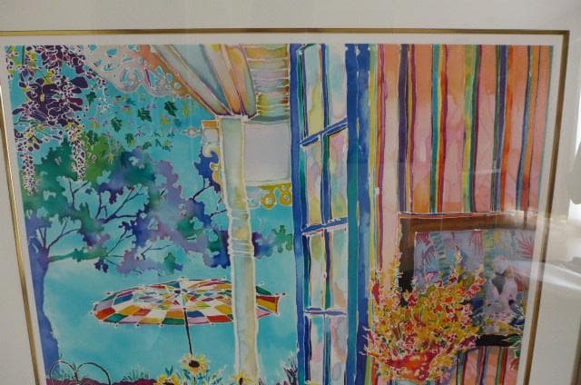 美品 ジェニファー・マークス コテージ オブ トゥペロコート シルクスクリーン