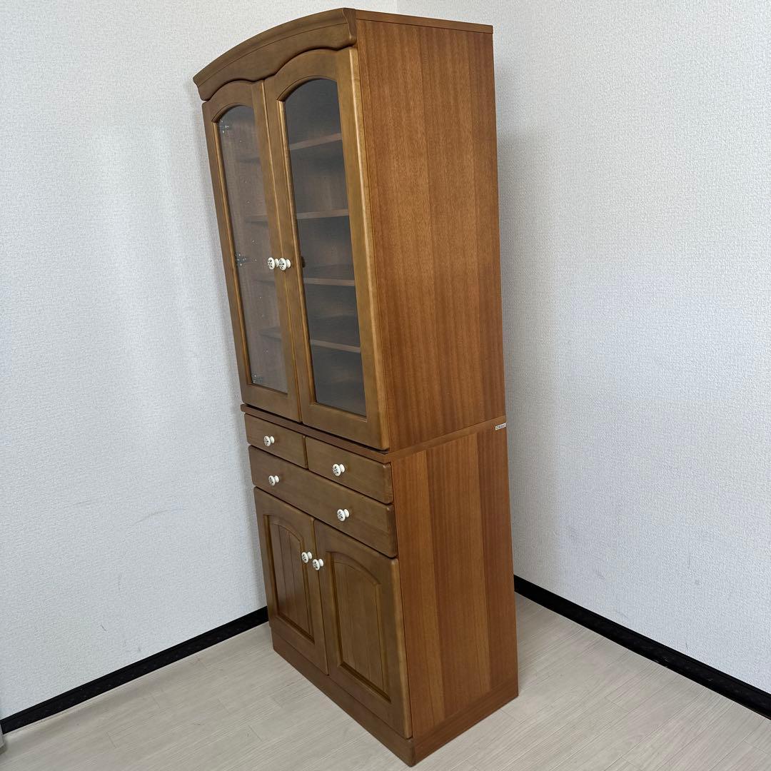 カリモク チターノ 食器棚 キッチンボード キッチン収納 瀬戸ものつまみi1※