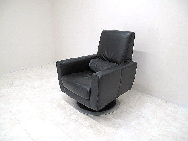 イタリア レザーワールド 本革パーソナルチェア　本革ソファ　IDC大塚家具