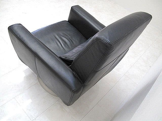 イタリア レザーワールド 本革パーソナルチェア　本革ソファ　IDC大塚家具