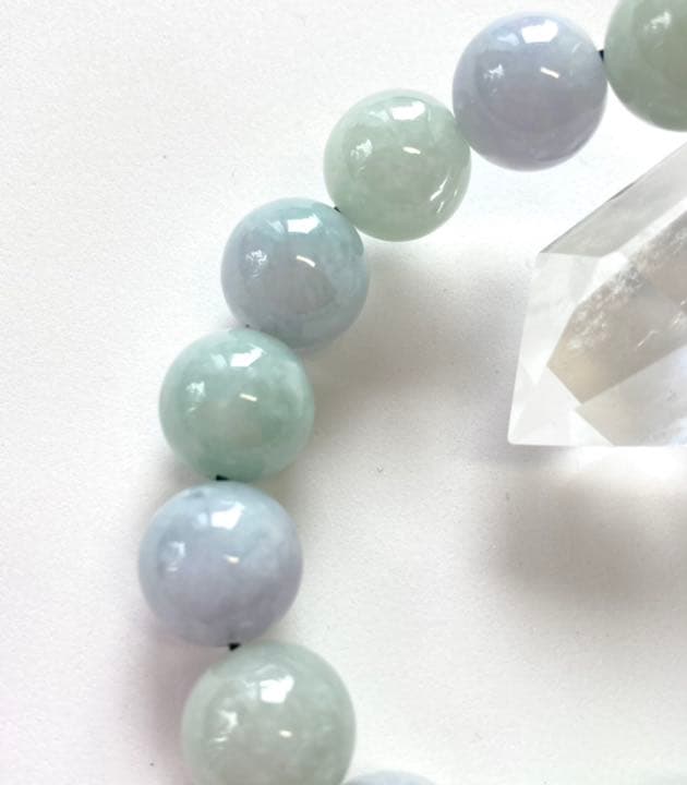 大粒◆翡翠◆パワーストーン ブレスレット