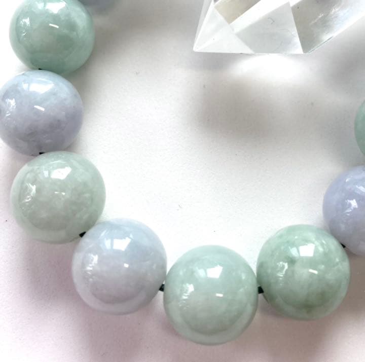 大粒◆翡翠◆パワーストーン ブレスレット