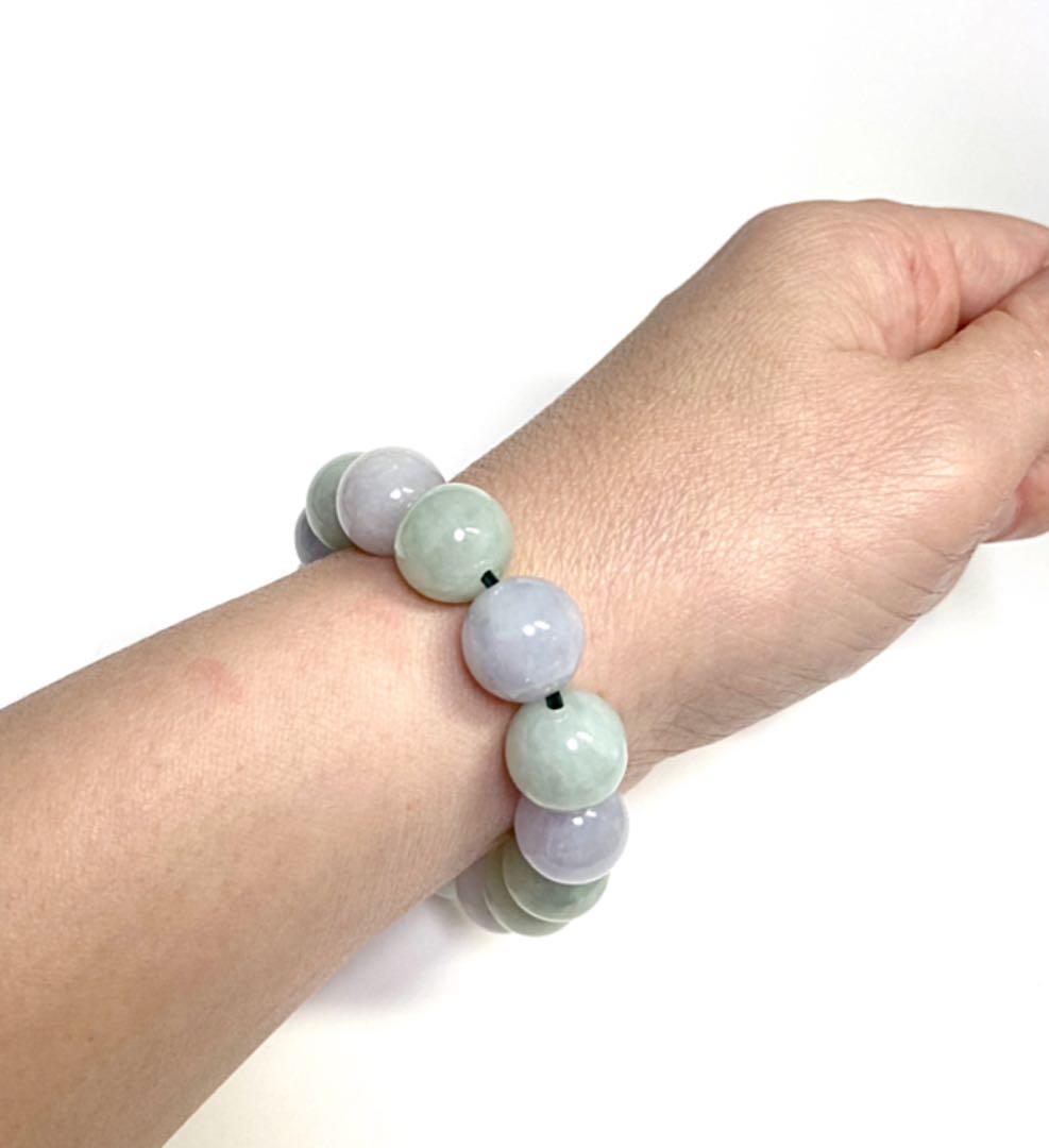 大粒◆翡翠◆パワーストーン ブレスレット