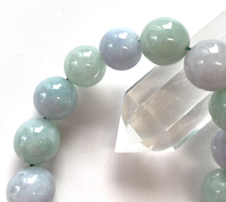 大粒◆翡翠◆パワーストーン ブレスレット