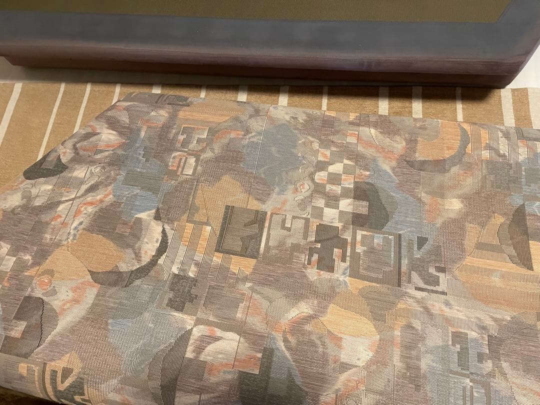 引き取り限定！ モダンファブリック3人掛けソファ