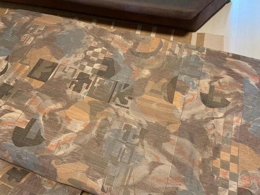 引き取り限定！ モダンファブリック3人掛けソファ