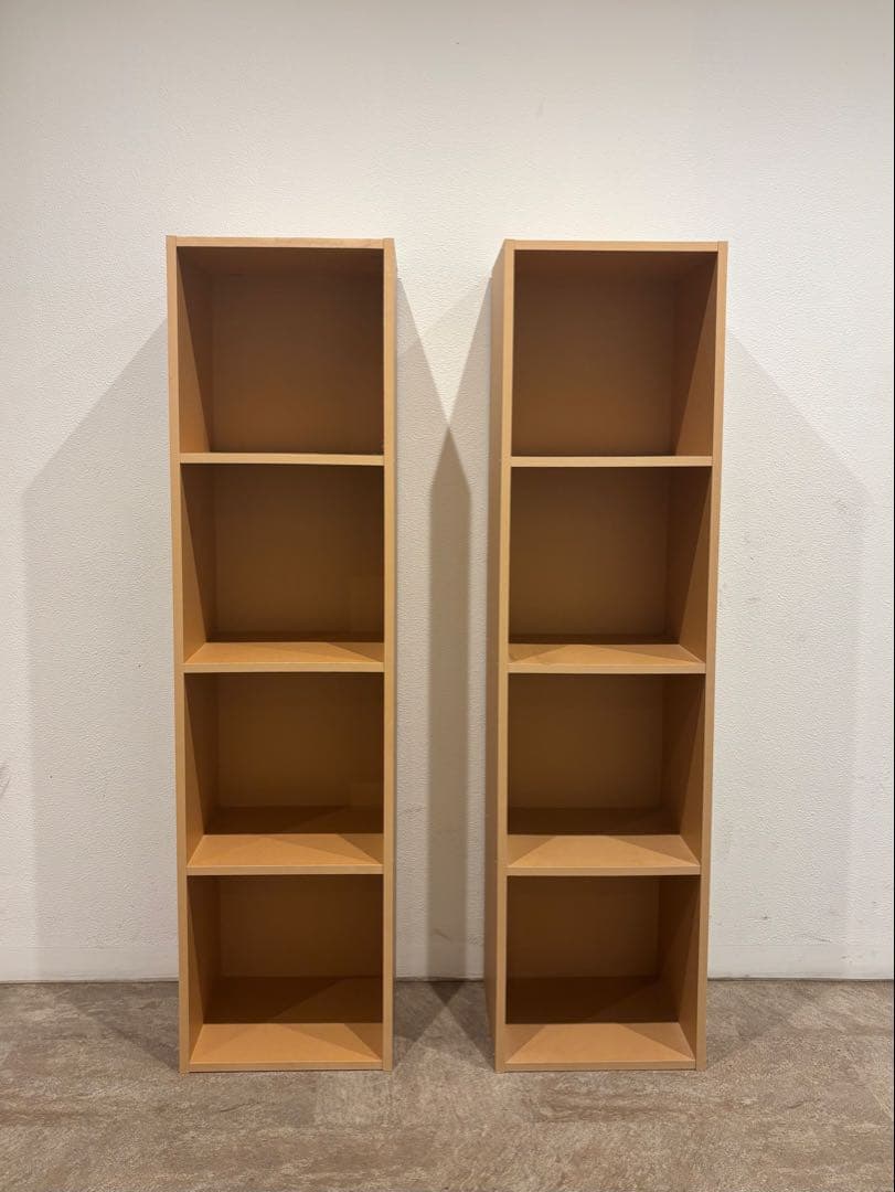 ☘️送料無料⭐️超美品⭐️２セット⭐️無印⭐️廃盤希少⭐️パルプボードボックス４段⭐️