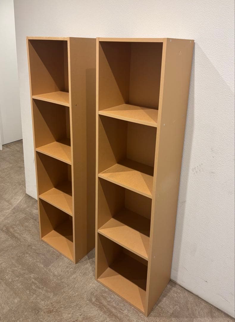 ☘️送料無料⭐️超美品⭐️２セット⭐️無印⭐️廃盤希少⭐️パルプボードボックス４段⭐️