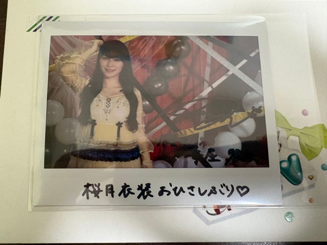 ク*ん様 櫻坂46 ユニエア 直筆チェキ 5.5th ANNIVERSARY 桜