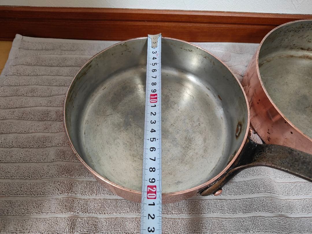 銅鍋　フランス製　ソテ鍋