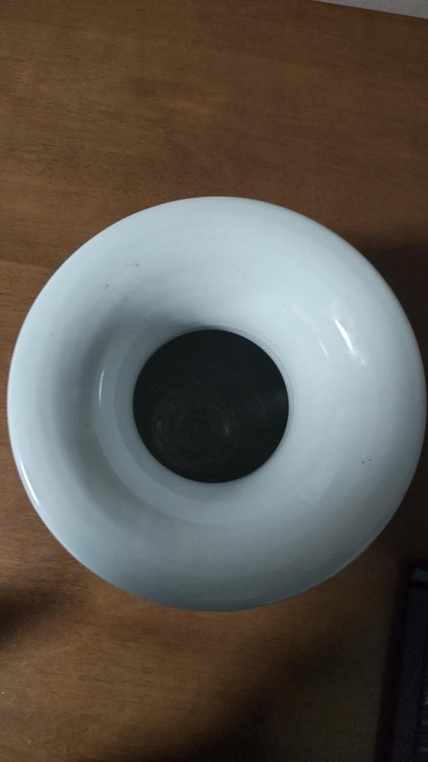 有田焼 大野窯 圓覚 作 花瓶 壺 染付 魚文 荘園 在銘 昭和 骨董