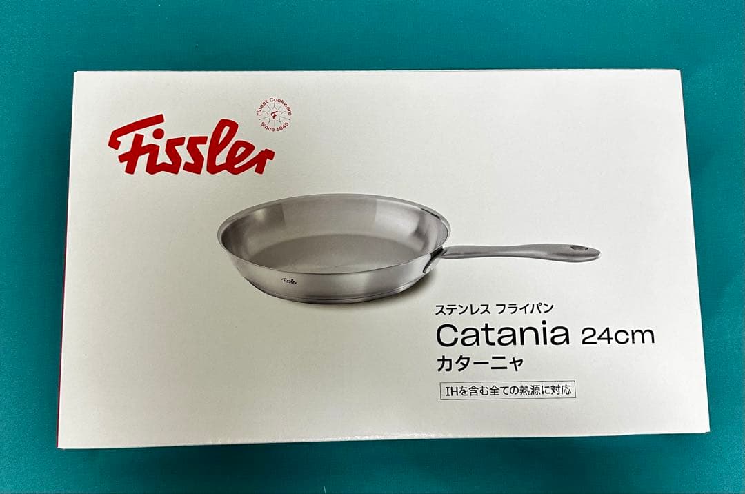 未使用品　フィスラー ステンレスフライパン カターニャ 24cm　フライパン