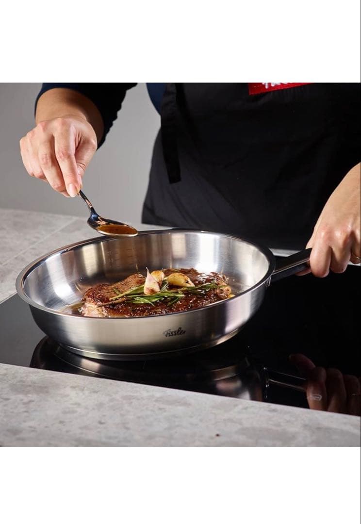 未使用品　フィスラー ステンレスフライパン カターニャ 24cm　フライパン