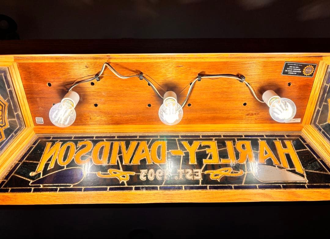 Harley Davidson プールバーライト ビンテージ　超レア　USA什器