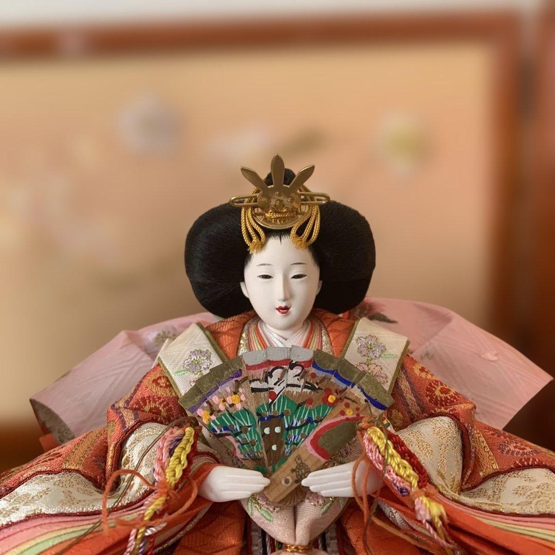 親王飾り　おひなさま　お雛様　収納飾り　ひな人形　雛人形