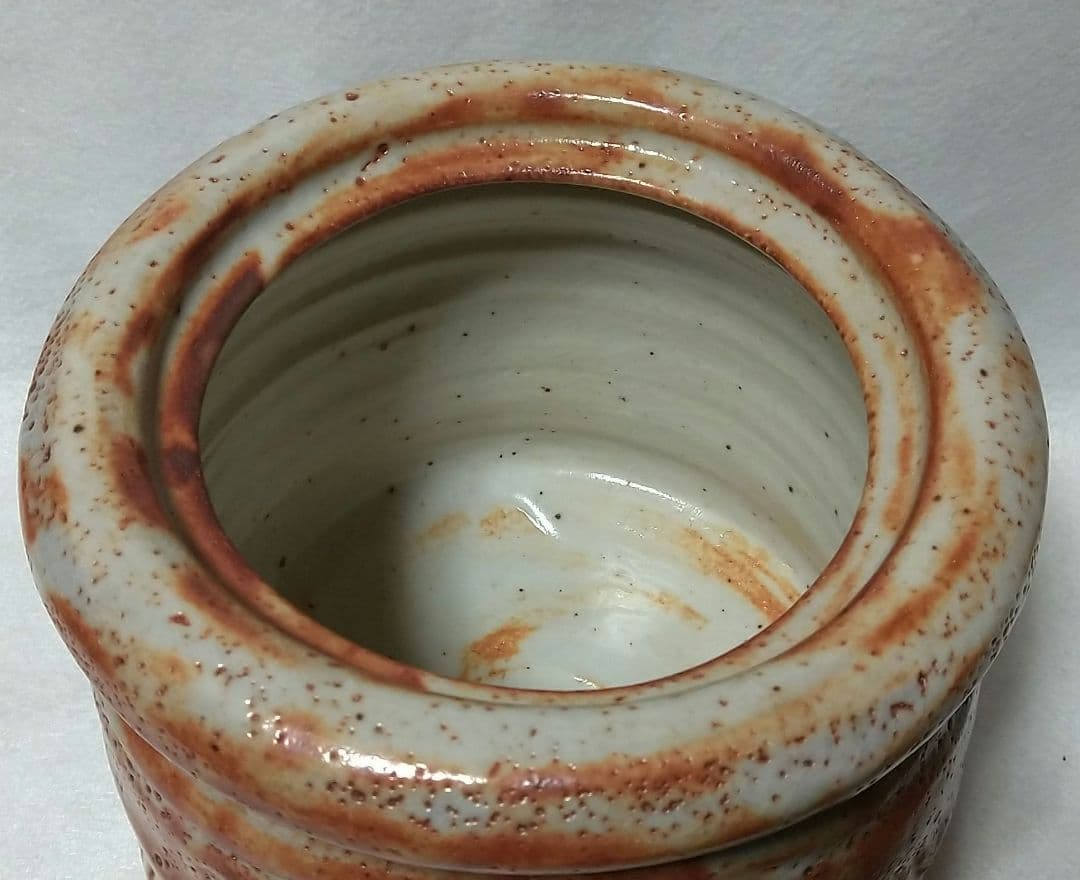 山十窯 加藤光右衛門 鼠志野 志野 水指 共箱 茶道具 - メルカリ