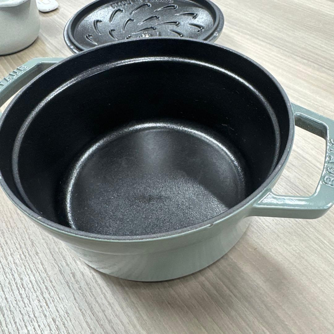 ストウブ　ココット オーシャン 20 cm,ラウンド, ユーカリ