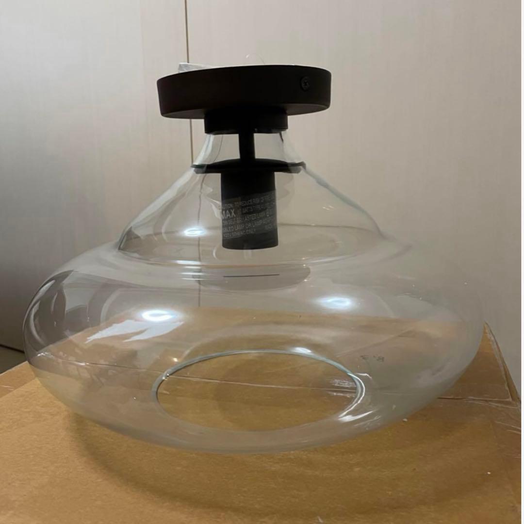 Pottery Barn ガラス/天井照明　①