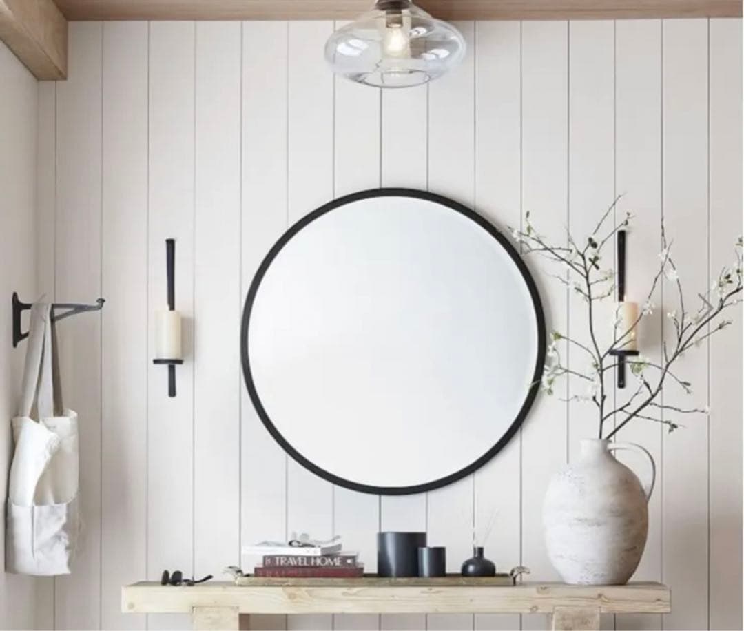 Pottery Barn ガラス/天井照明　①