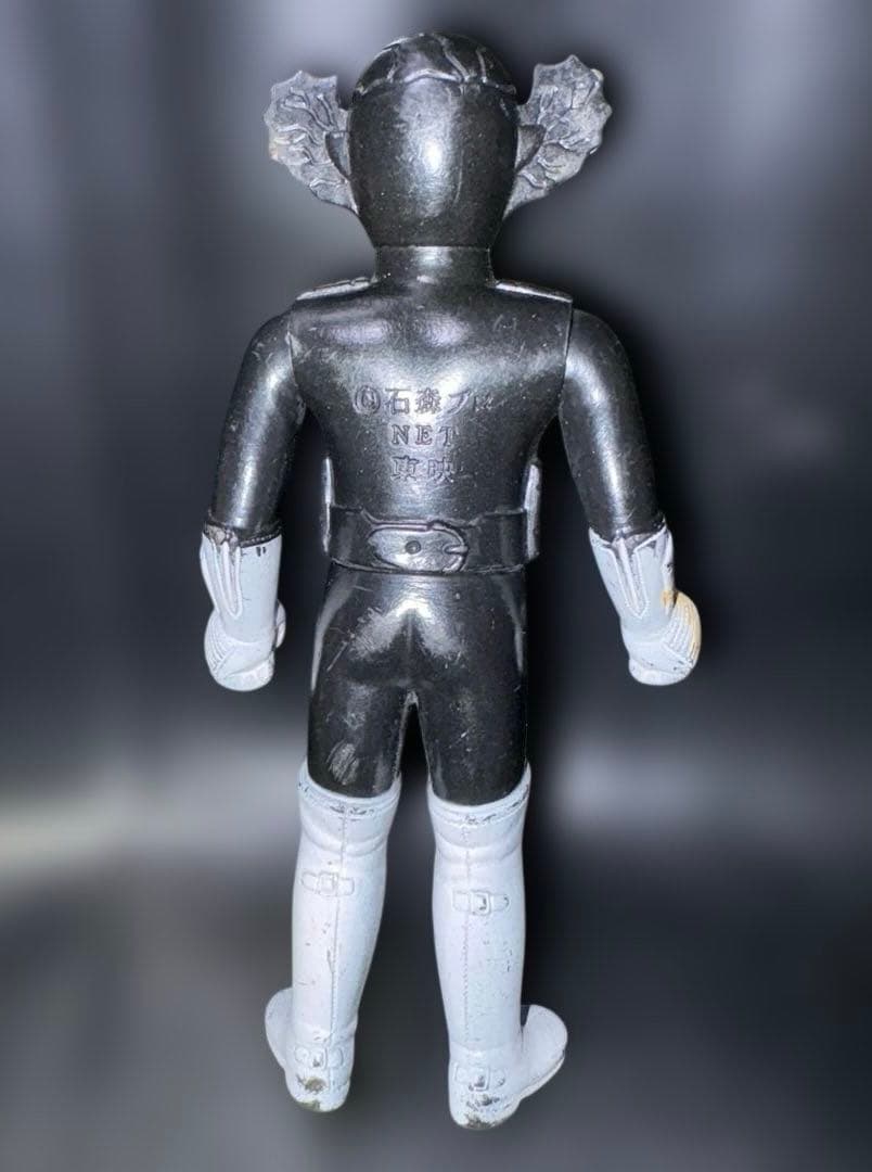 当時物 ソフビ　ブルマァクタカトク　アクマイザー3ザビタン約16cm石森章太郎