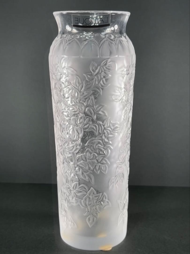 ラリック Lalique ブーゲン ビリア 花瓶 - メルカリ