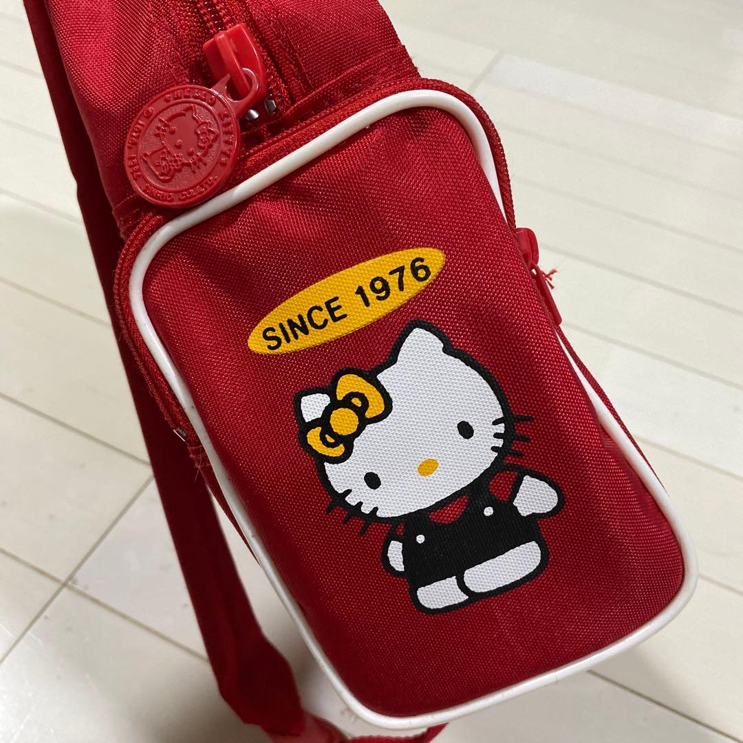 訳あり 当時物 レトロ ハローキティ リュック 赤 1990年 レア m9