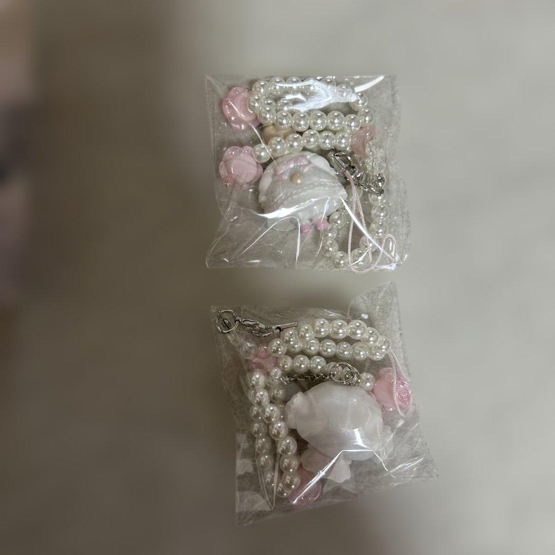 サンリオ シークレットストラップ ホワイトフリルデザインシリーズ