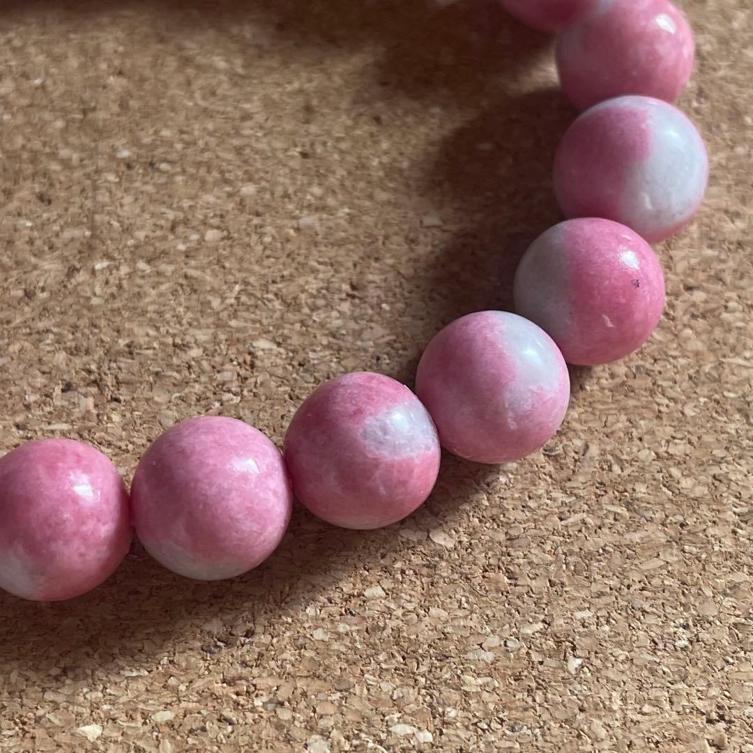 【２色ロードナイト】天然石 ブレスレット 10㎜ 16㎝ 新春セール開催中！