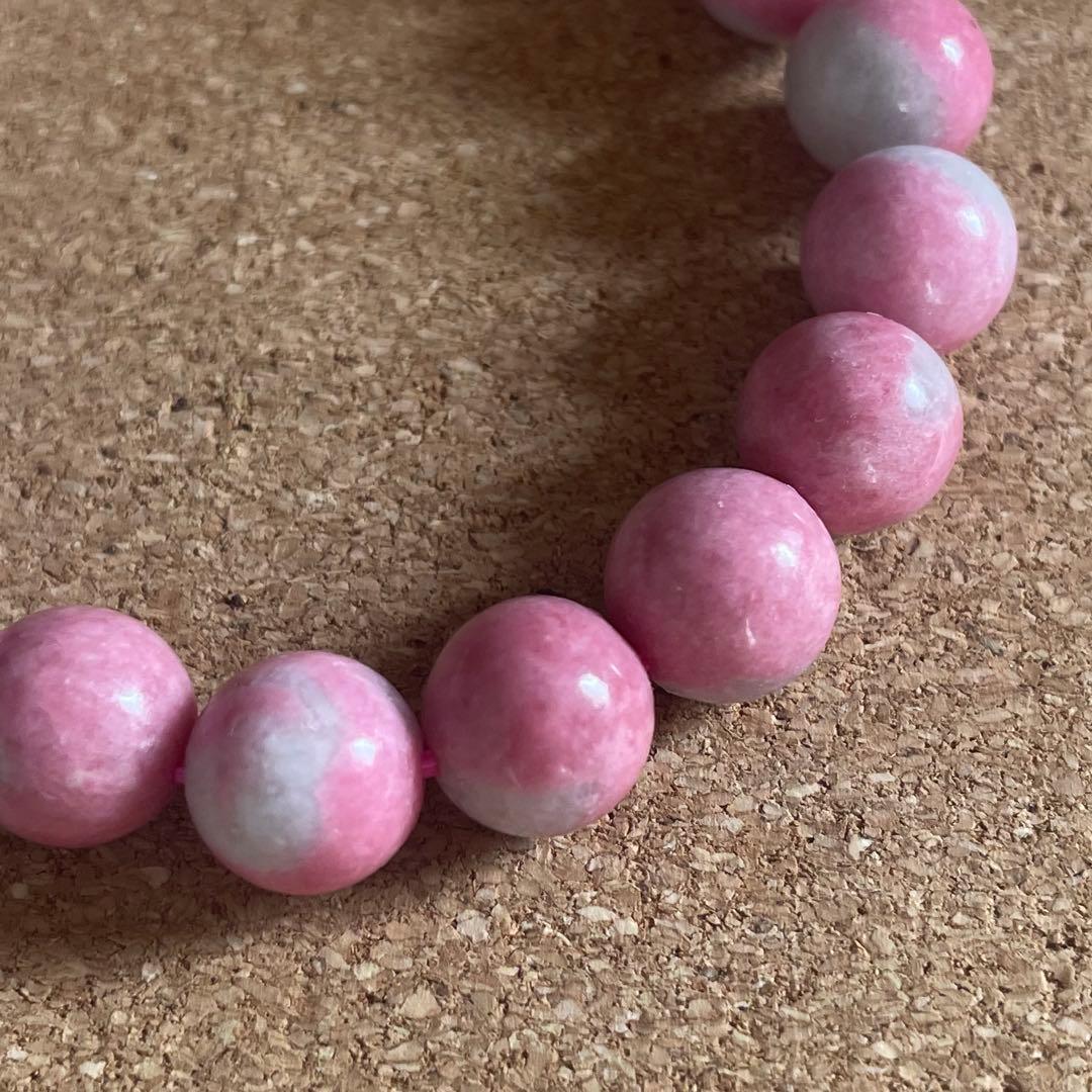 【２色ロードナイト】天然石 ブレスレット 10㎜ 16㎝ 新春セール開催中！