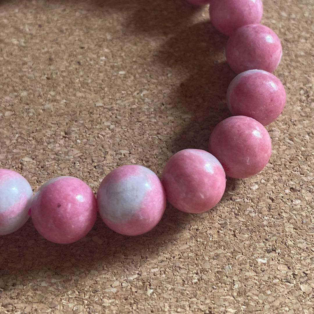 【２色ロードナイト】天然石 ブレスレット 10㎜ 16㎝ 新春セール開催中！